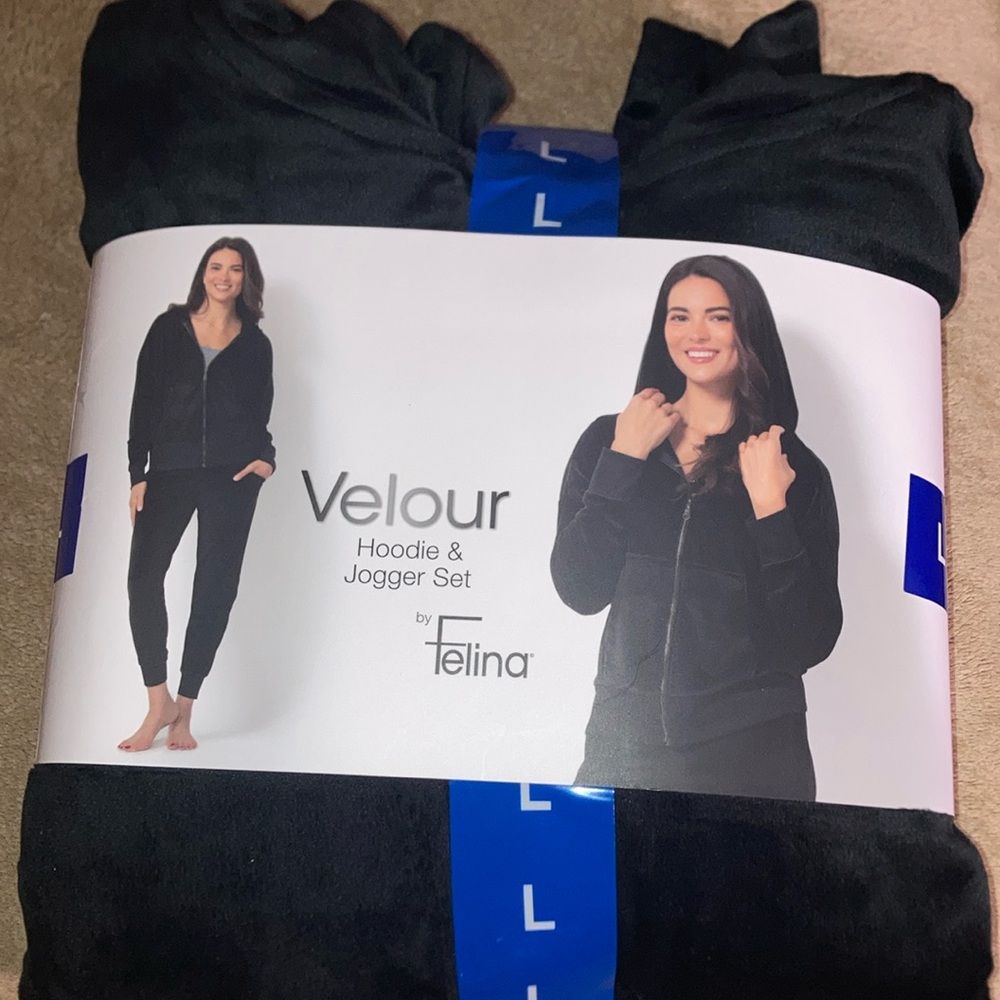 Velour jogger set